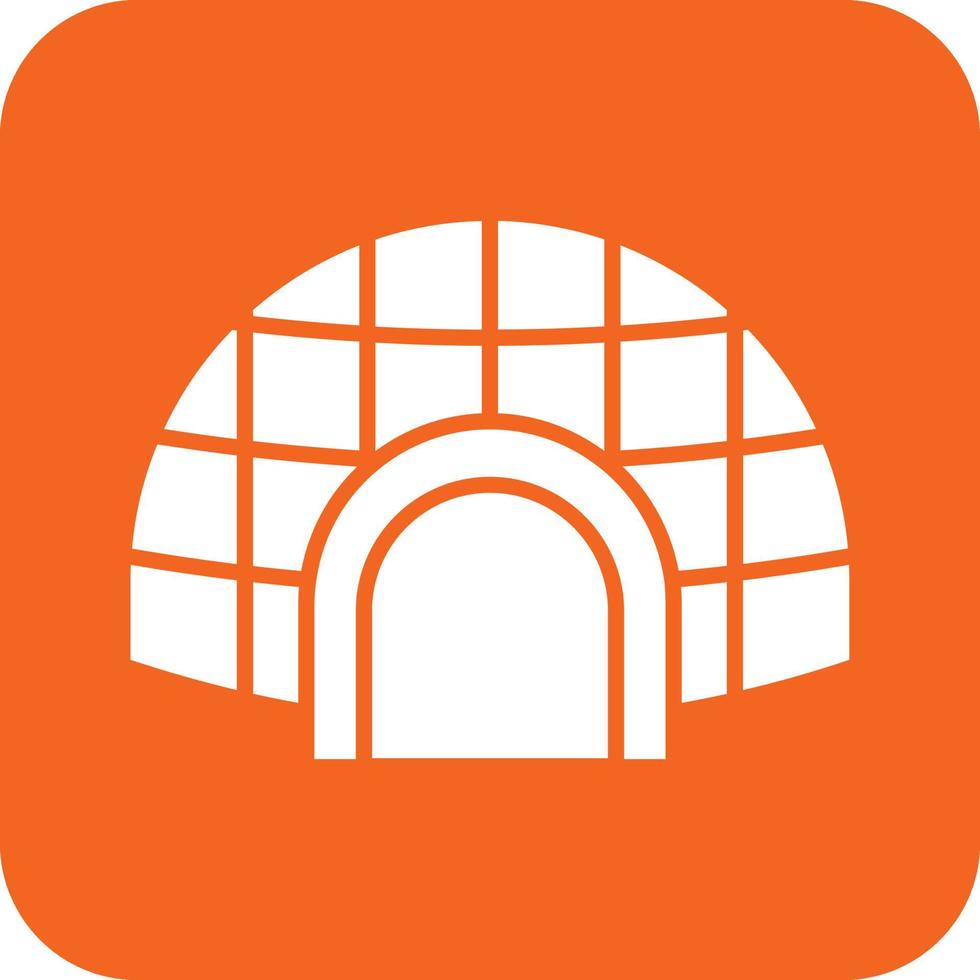 Igloo Icon Vetor Style vector