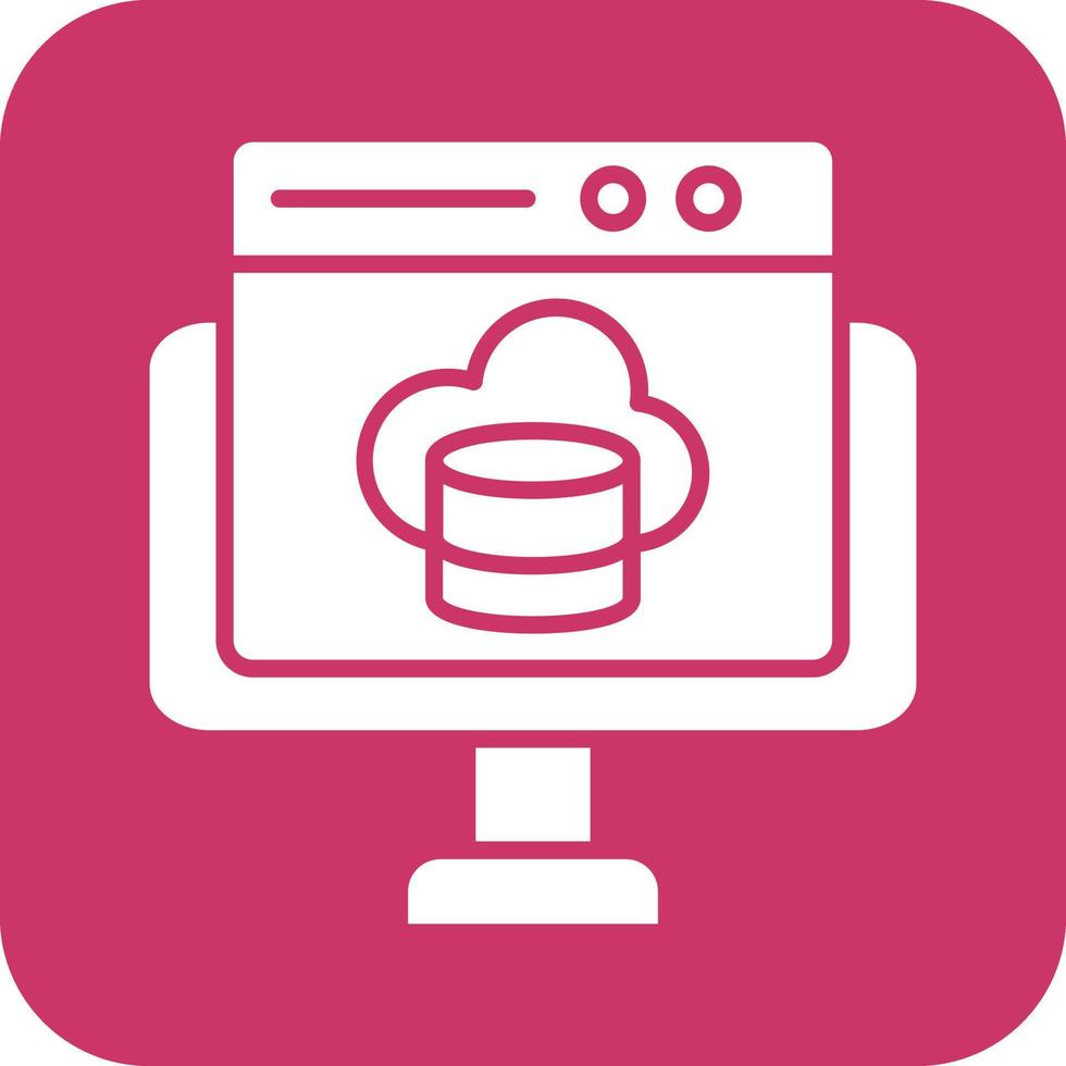 Cloud Computing Icon Vetor Style vector