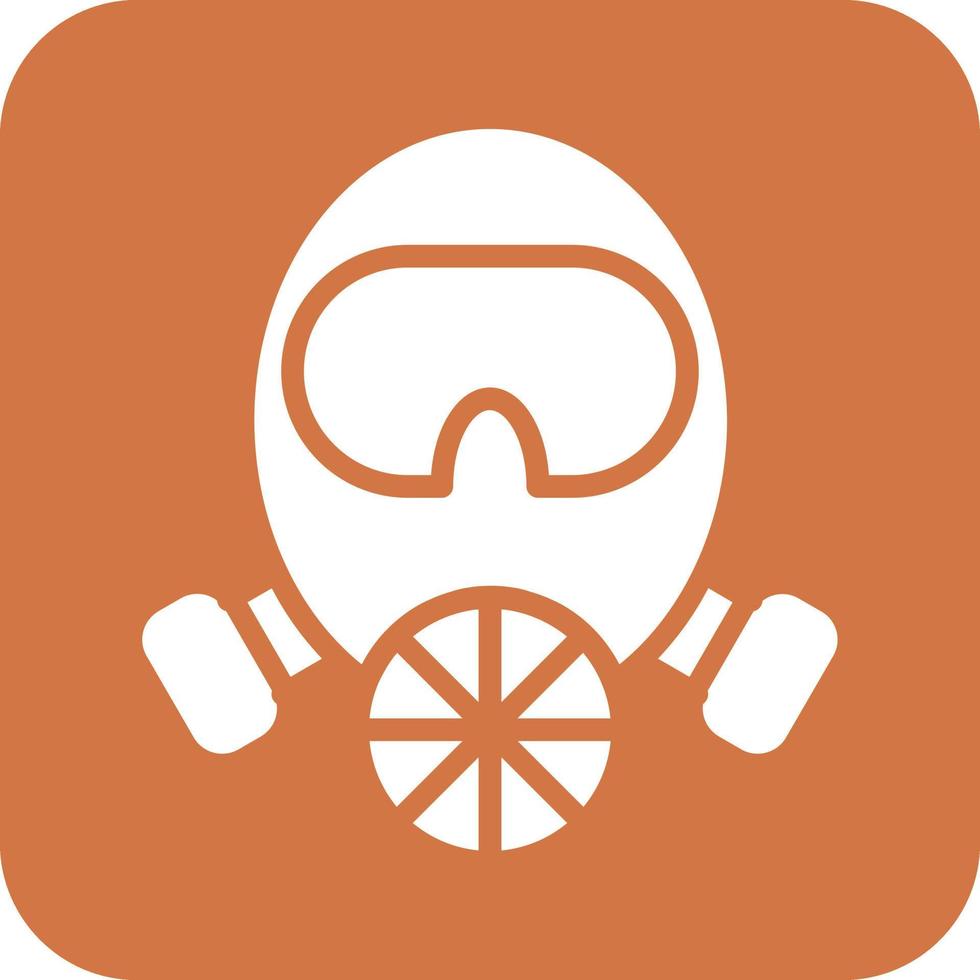 Fireman Mask Icon Vetor Style vector