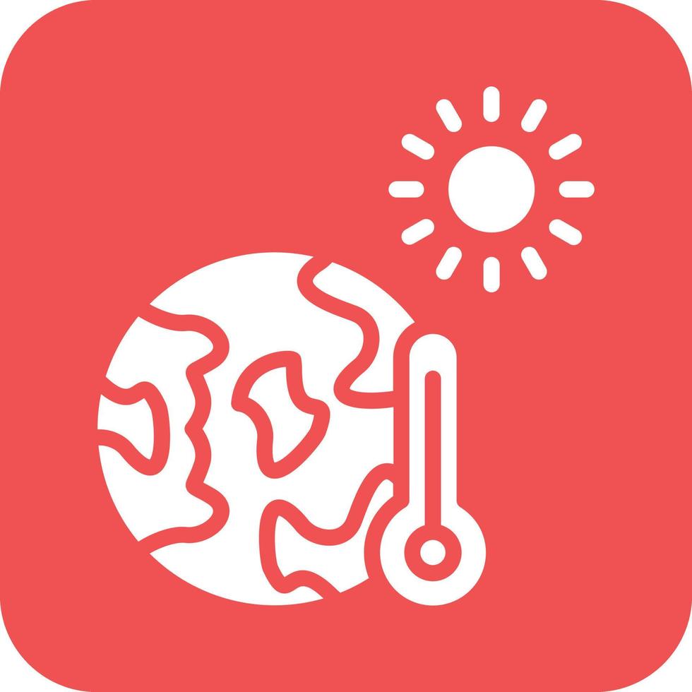 Global Warming Vector Icon Design