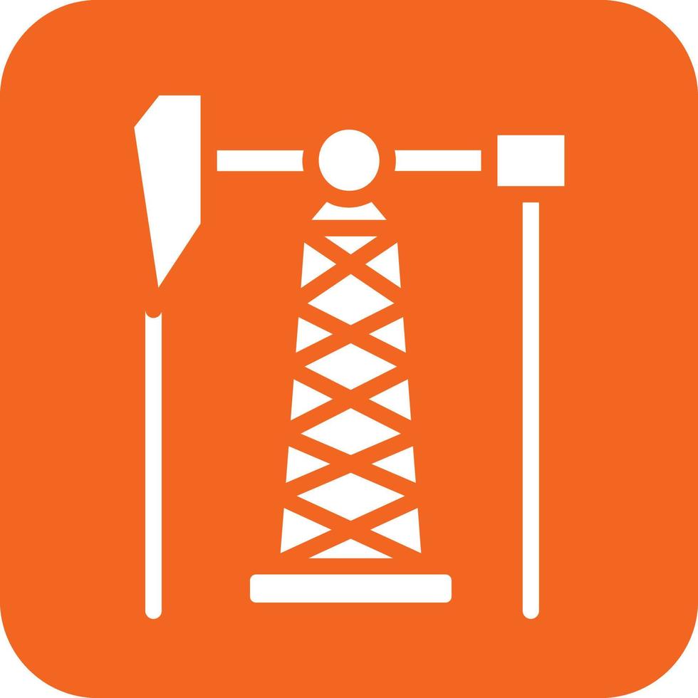 Oil Pump Icon Vetor Style vector