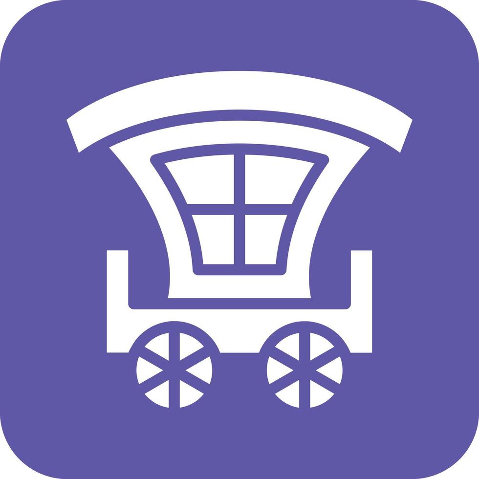 Carriage Vector Icon Design