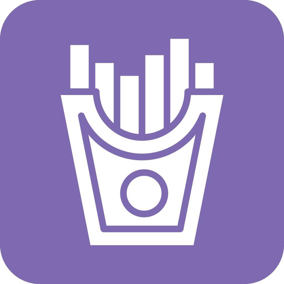 French Fries Vector Icon Design