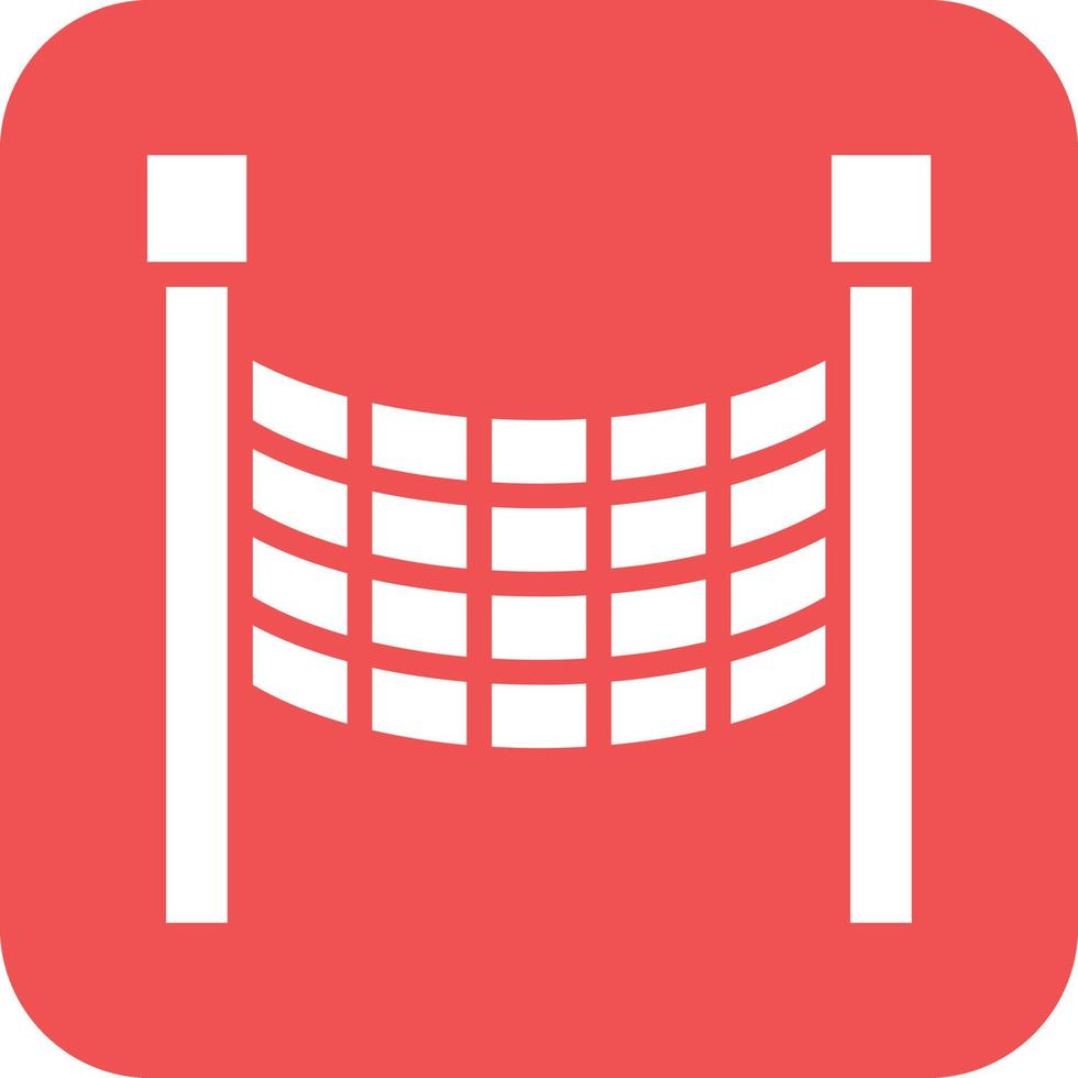 Volleyball Net Icon Vetor Style vector