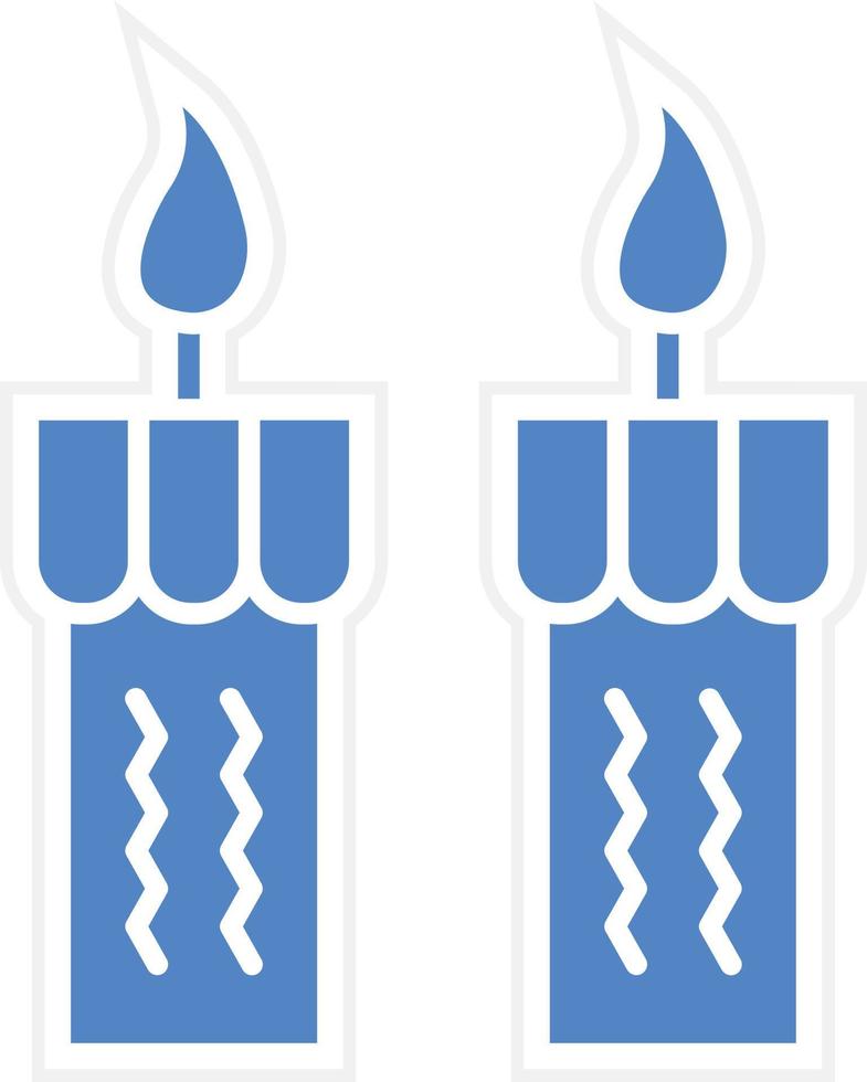 Candles Vector Icon Design