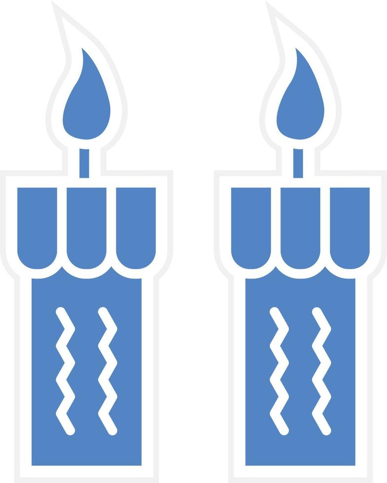 diseño de icono de vector de velas