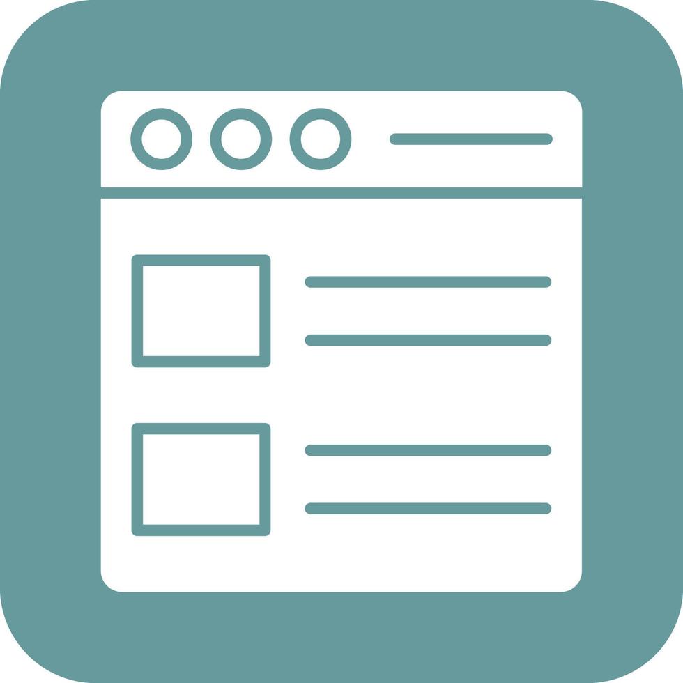 Webpage Vector Icon Design