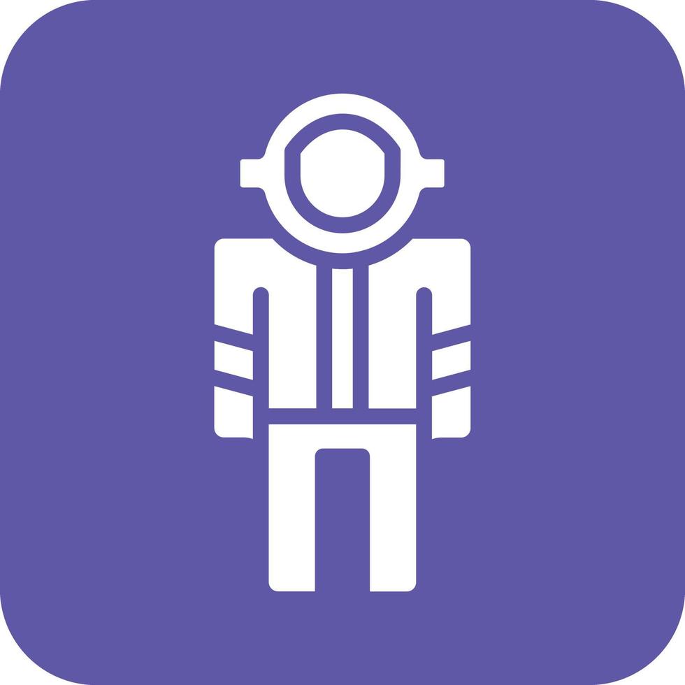 Astronaut Suit Vector Icon Design