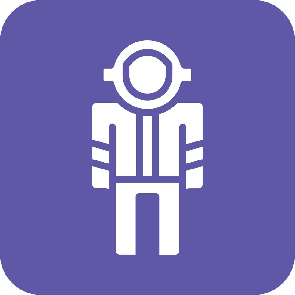 Astronaut Suit Vector Icon Design