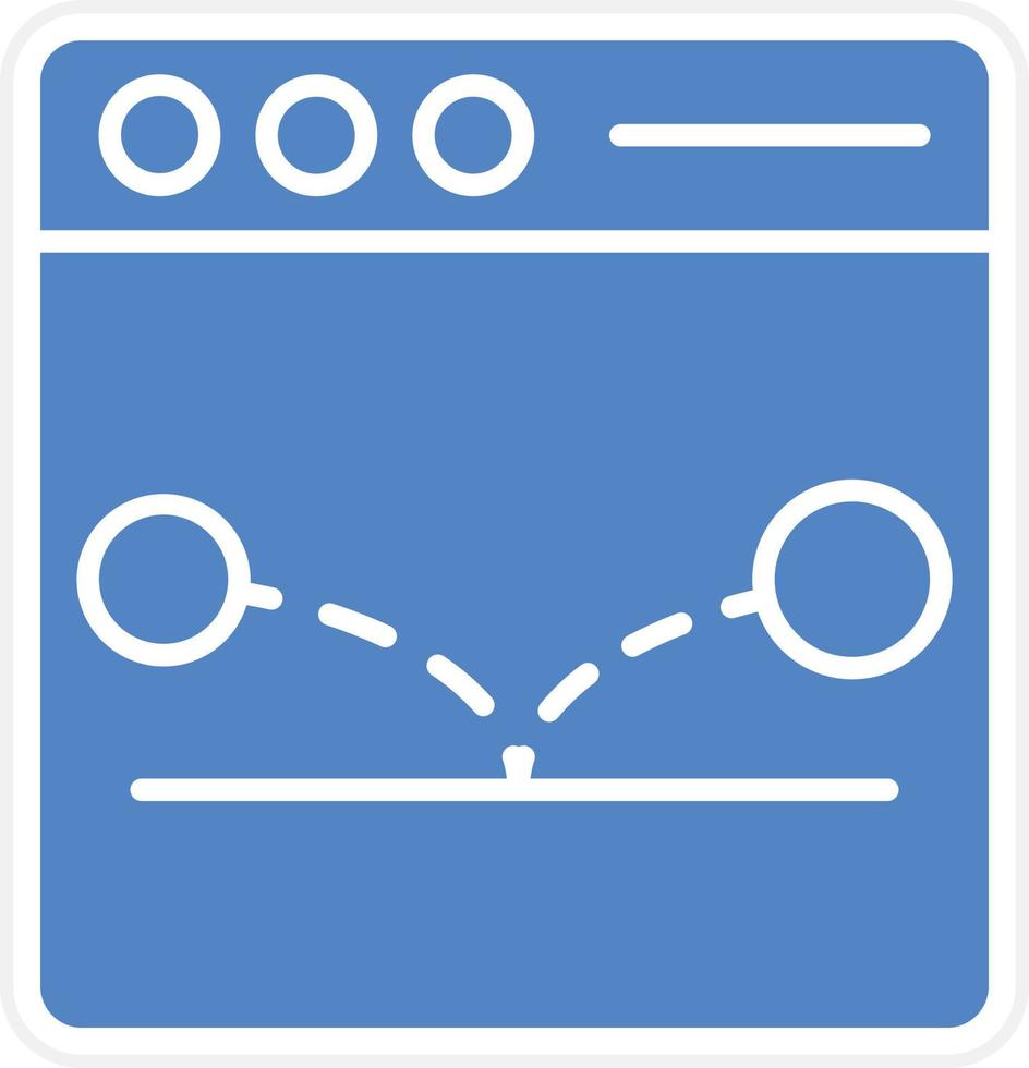 Bounce Rate Icon Vetor Style vector