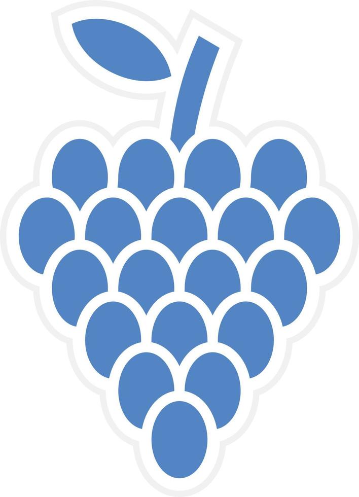 Grapes Vector Icon Design