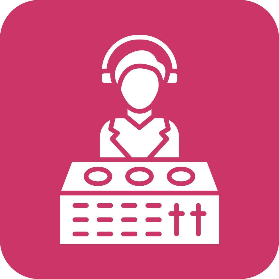 DJ Vector Icon Design