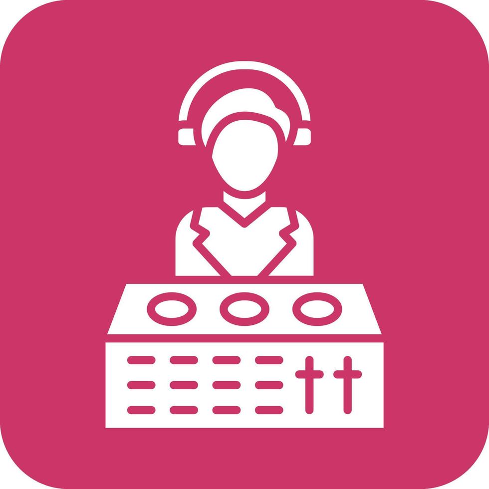 DJ Vector Icon Design