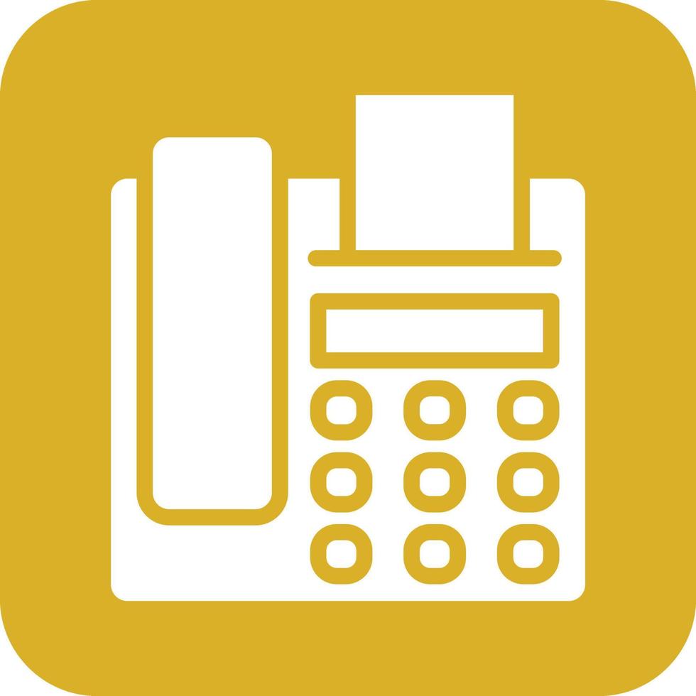 Fax Vector Icon Design
