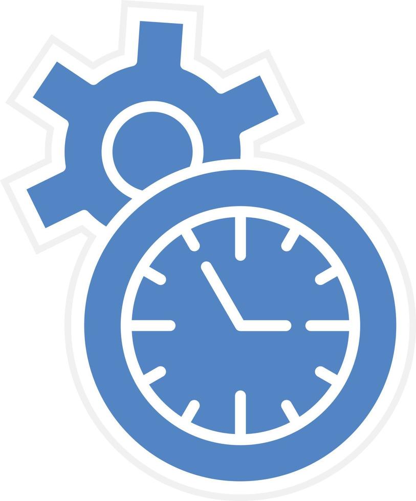 Time Management Icon Vetor Style vector