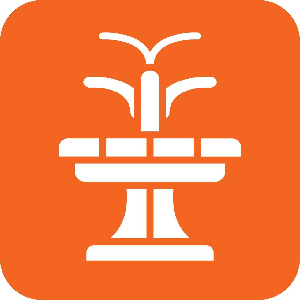 Fountain Icon Vetor Style vector
