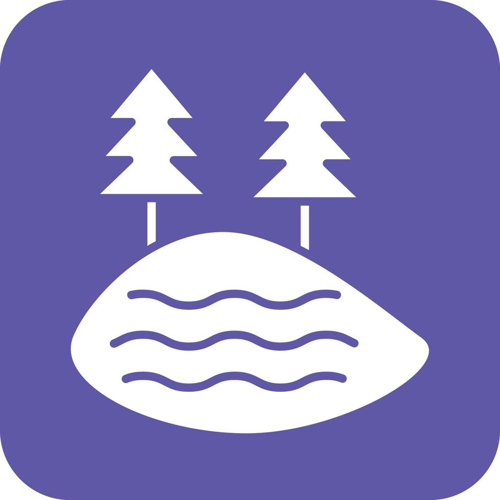 Lake Icon Vetor Style vector