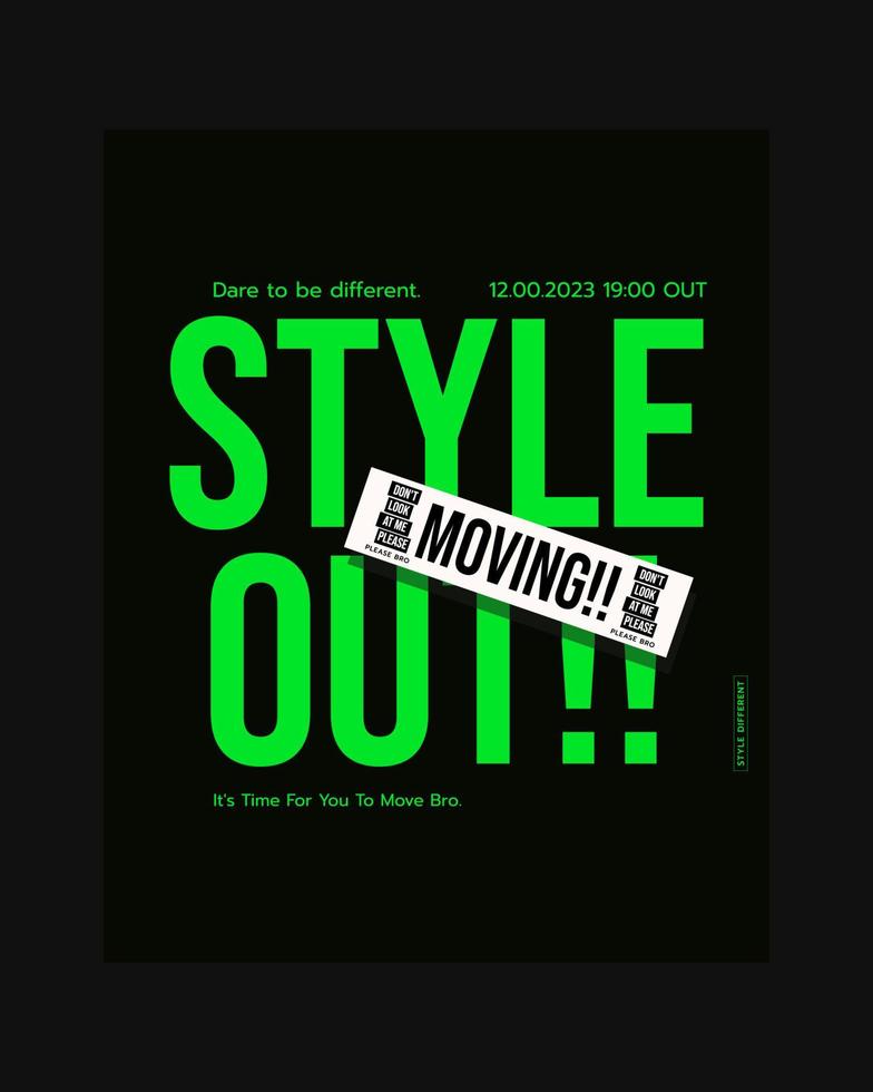 style out clothing typography, slogan and abstract design vector illustration
