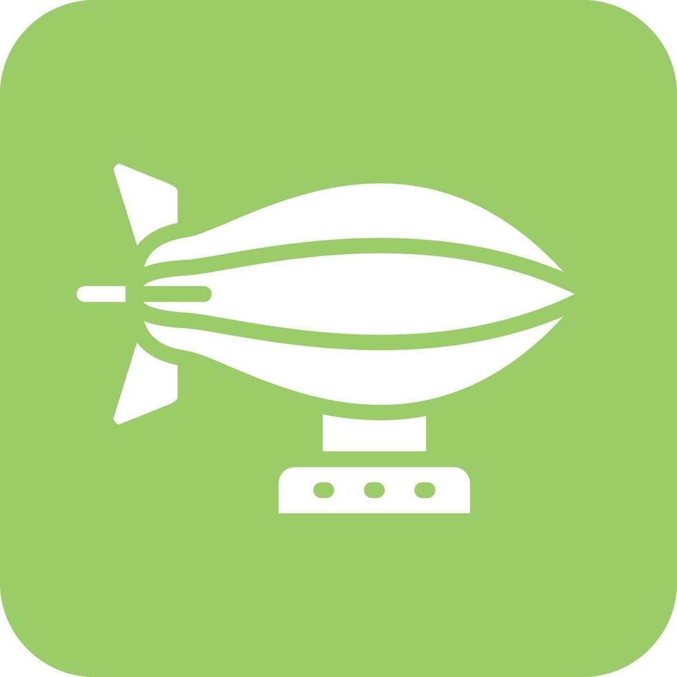 Zeppelin Vector Icon Design