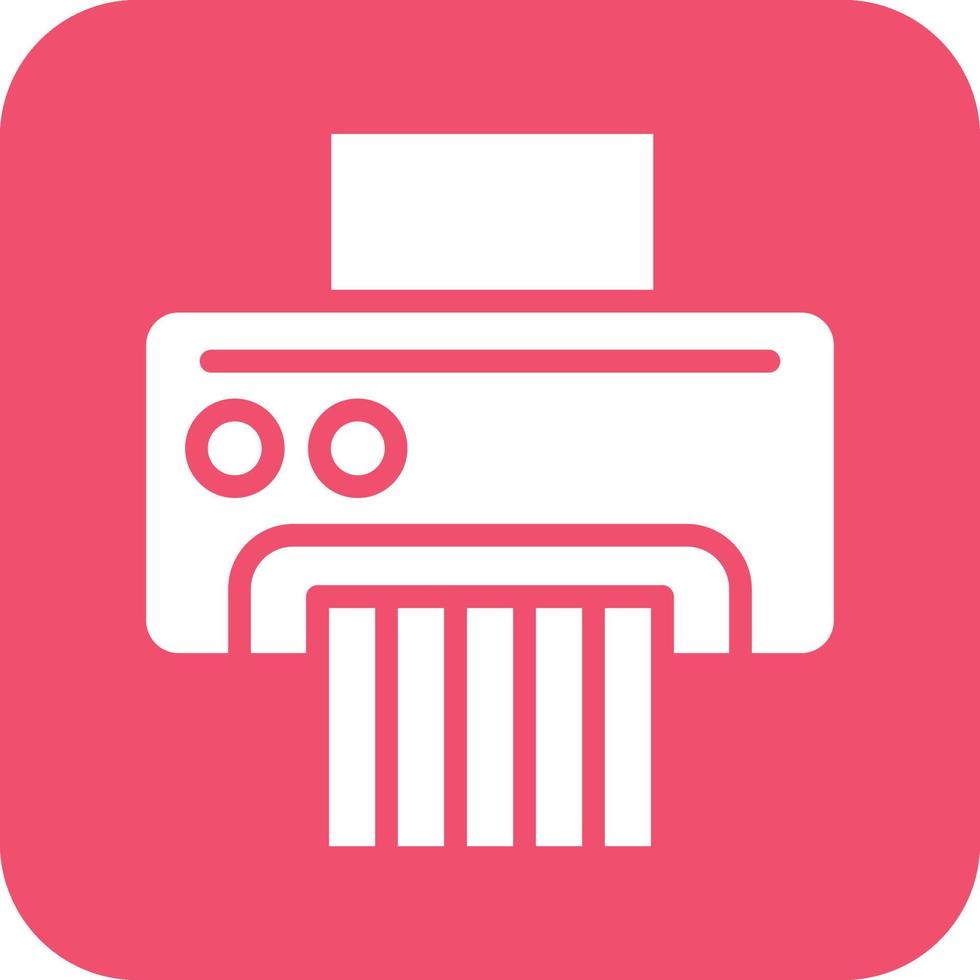 Paper Shredder Vector Icon Design