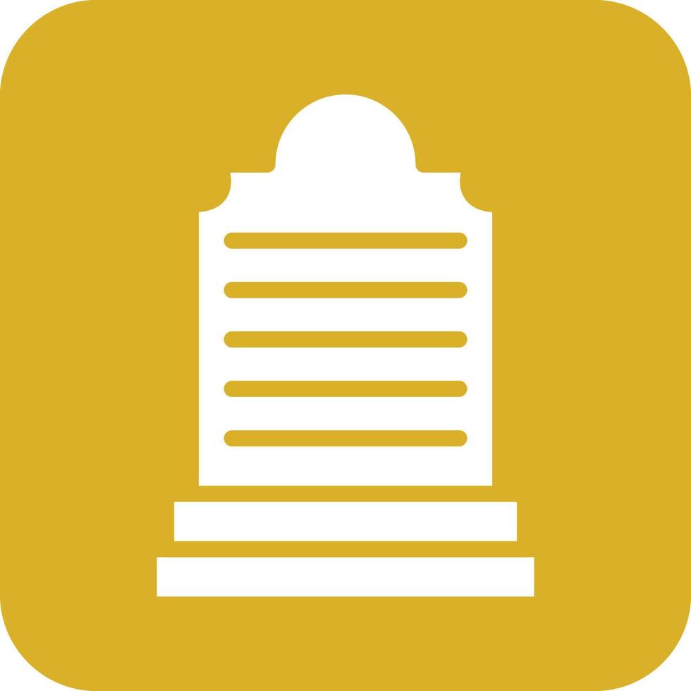 Grave Vector Icon Design