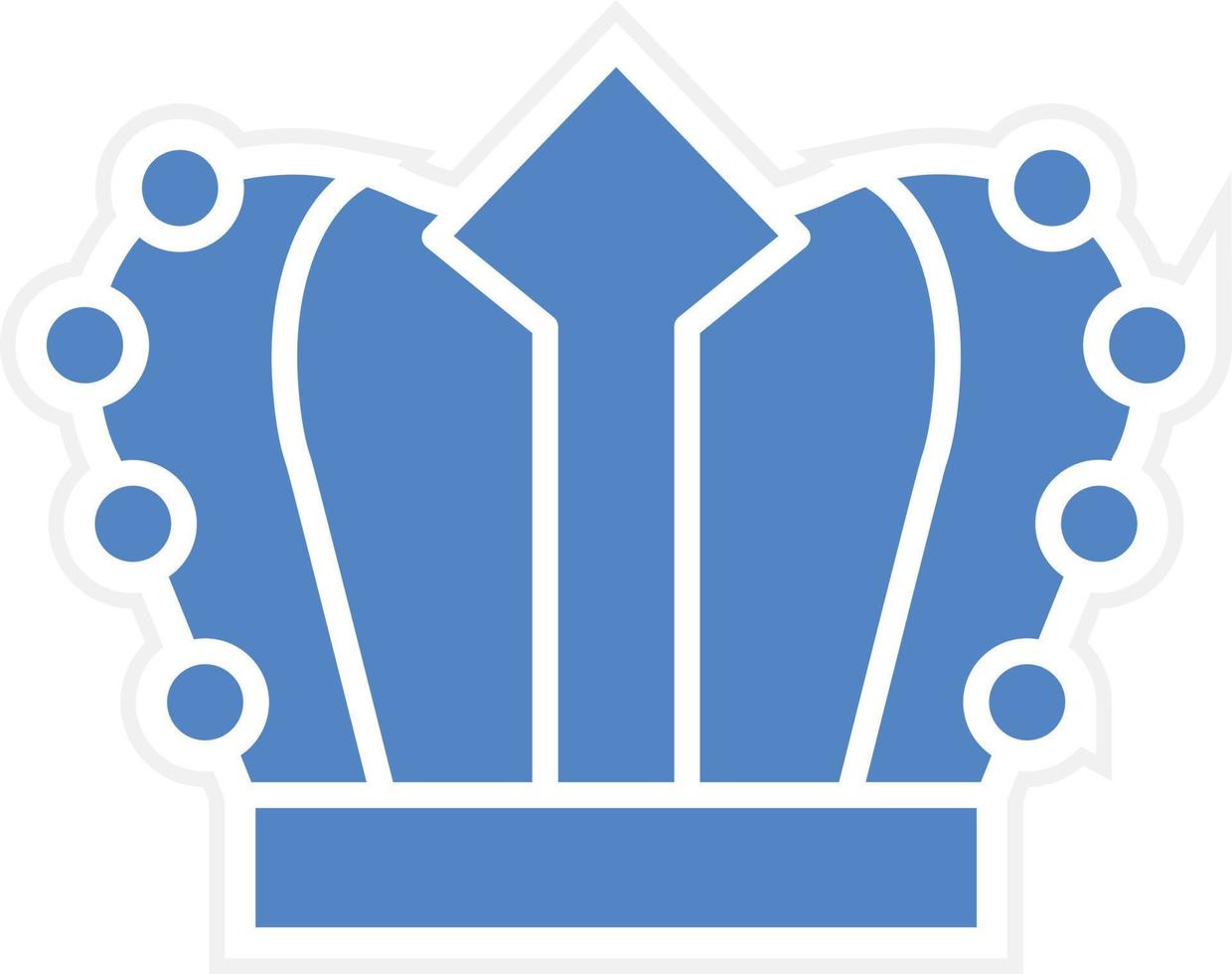 Crown Vector Icon Design