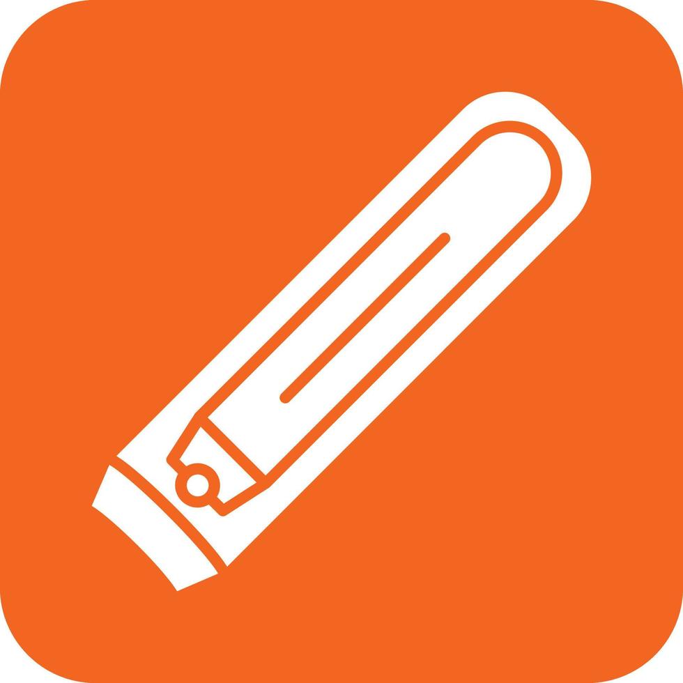 Nail Clipper Vector Icon Design