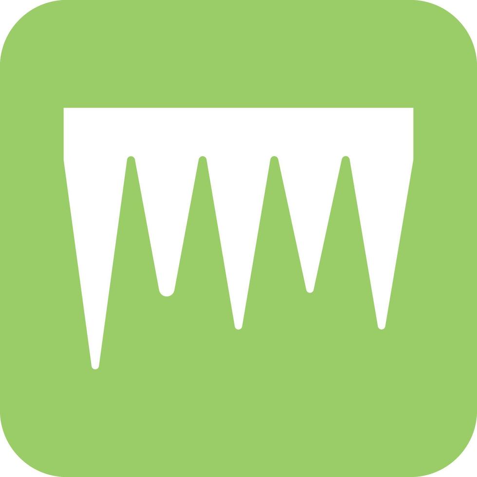 Icicle Icon Vetor Style vector
