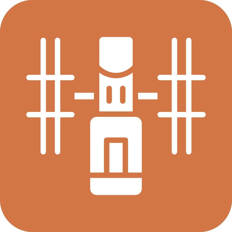 Hubble Telescope Vector Icon Design