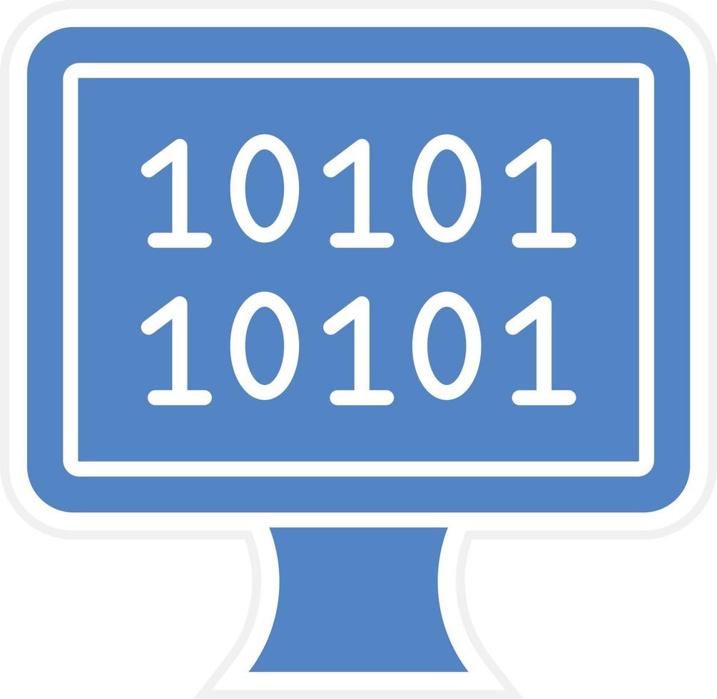Binary Vector Icon Design