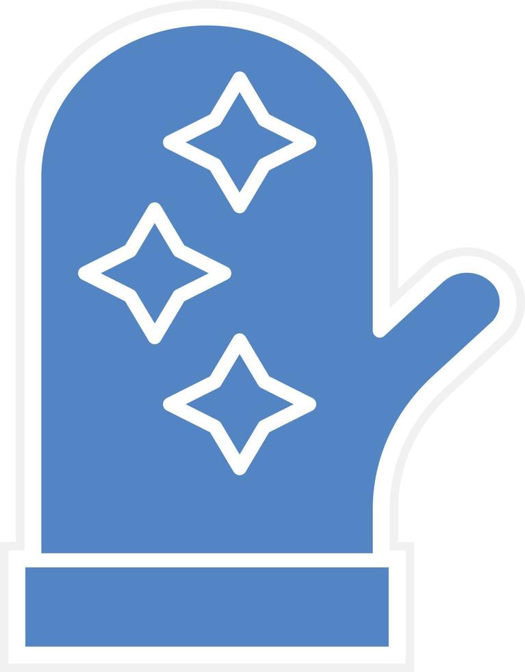 Oven Mitt Vector Icon Design