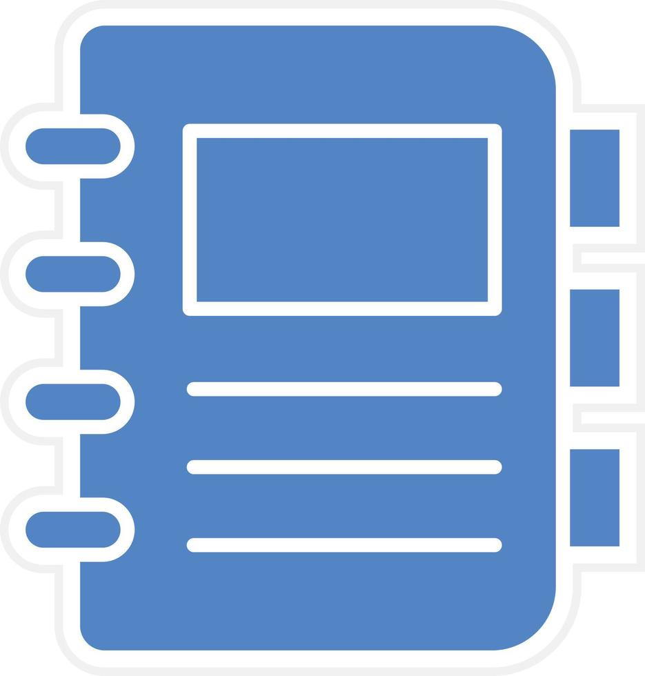 Notebook Vector Icon Design