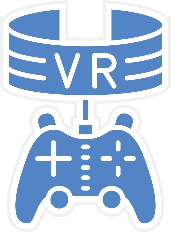 Vr Game Vector Icon Design