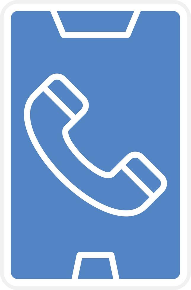 Mobile Call Vector Icon Design