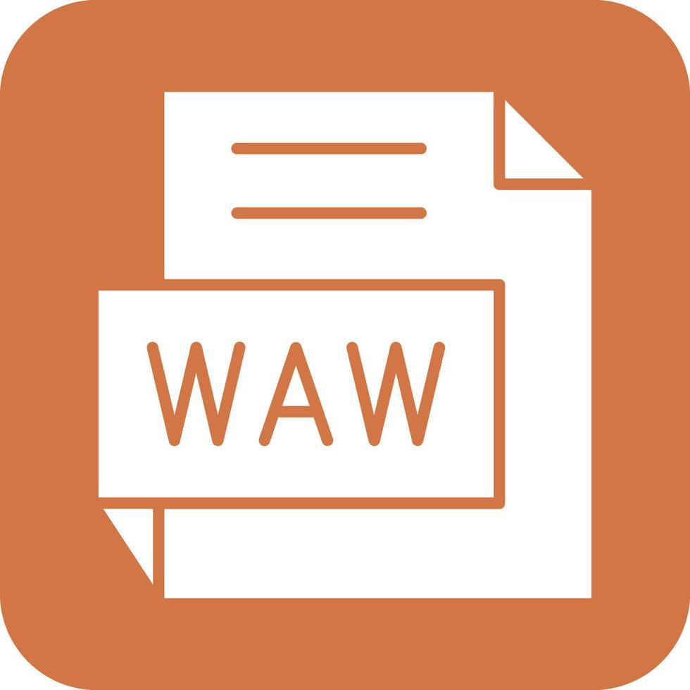 WAV Vector Icon Design