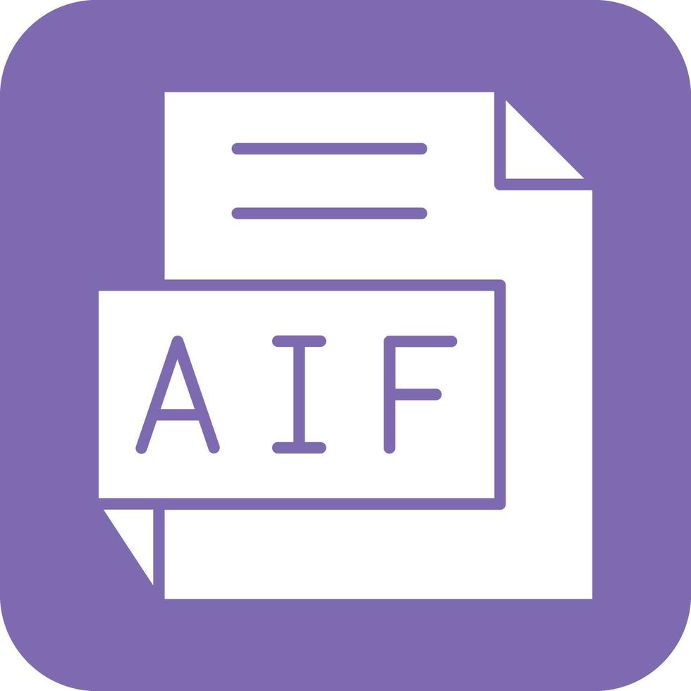 aif vector icono diseño