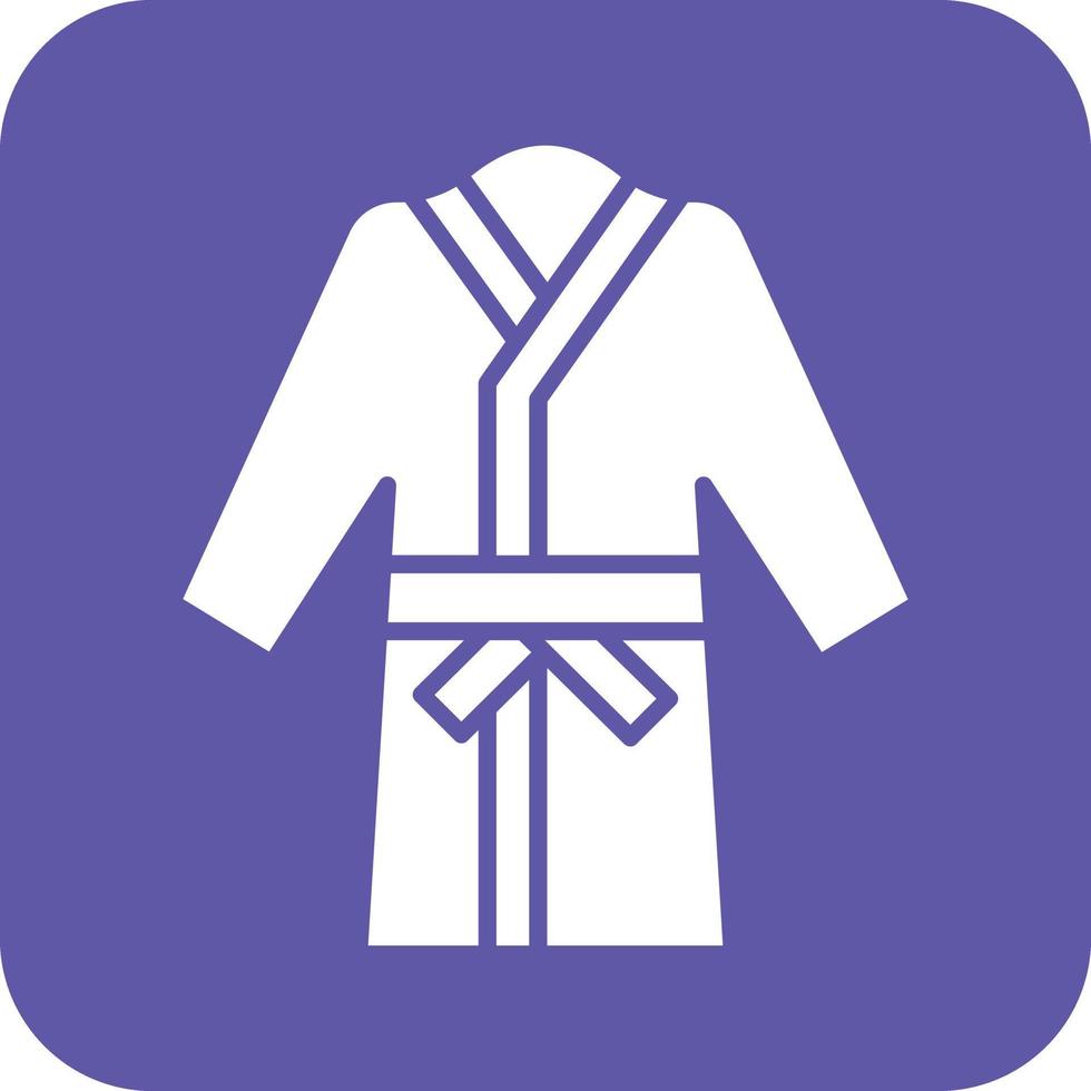 Bathrobe Icon Vetor Style vector