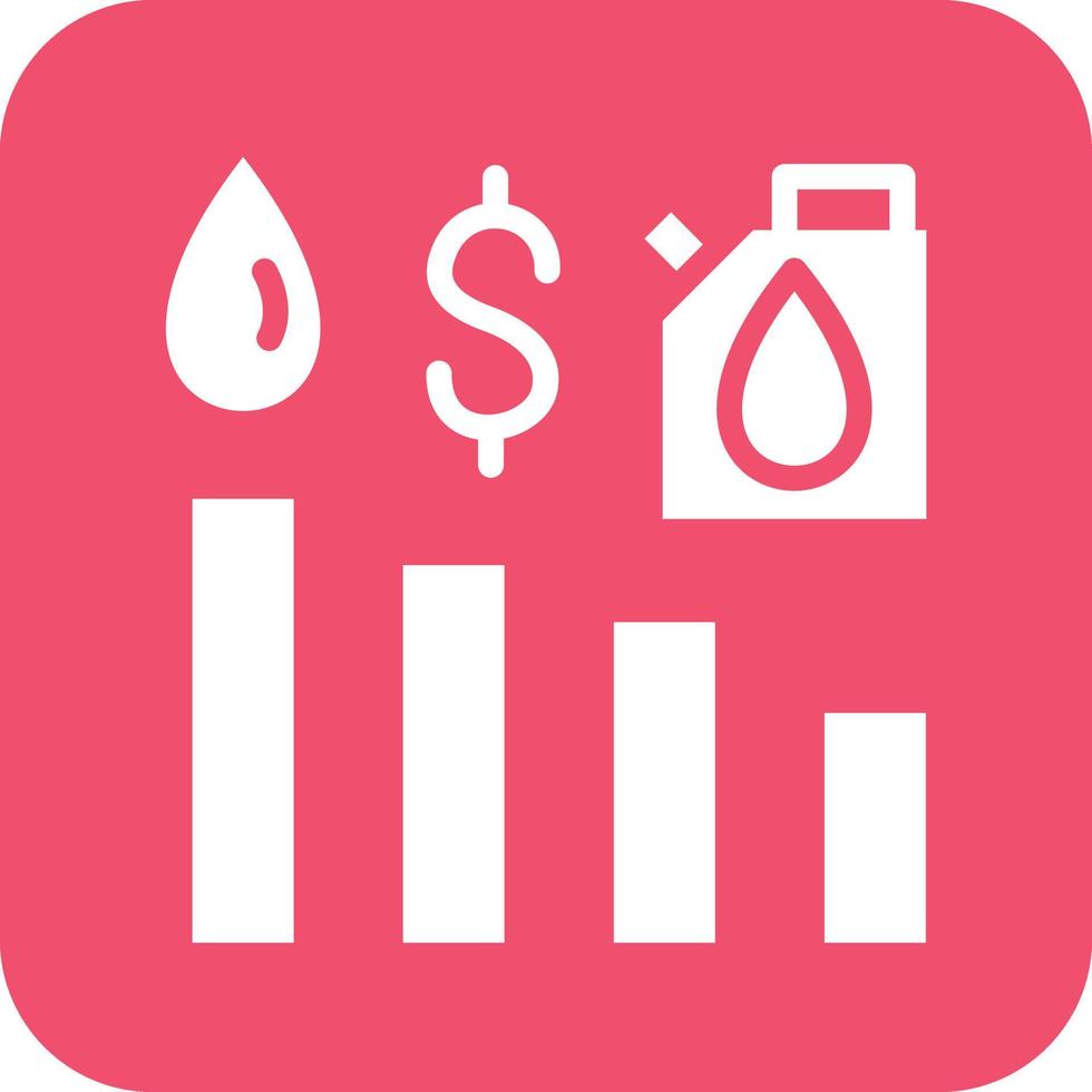 Oil Stock Market Icon Vetor Style vector