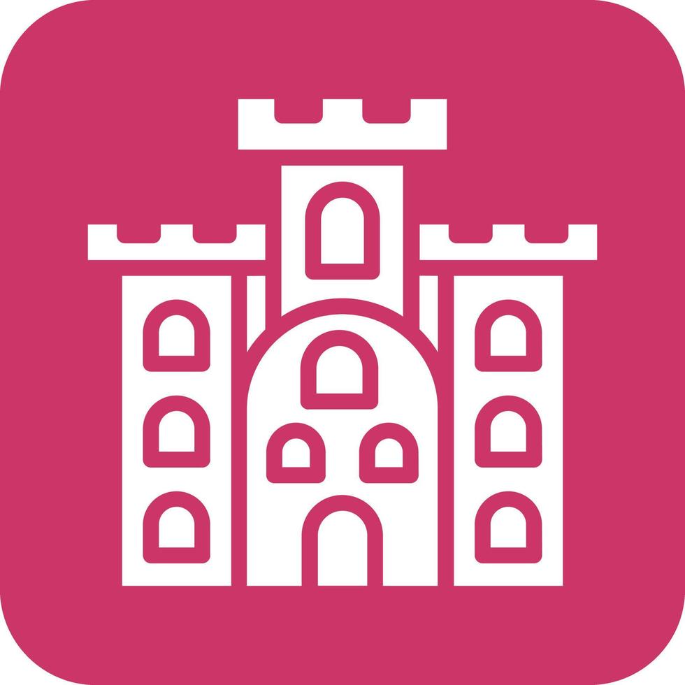 Castle Vector Icon Design