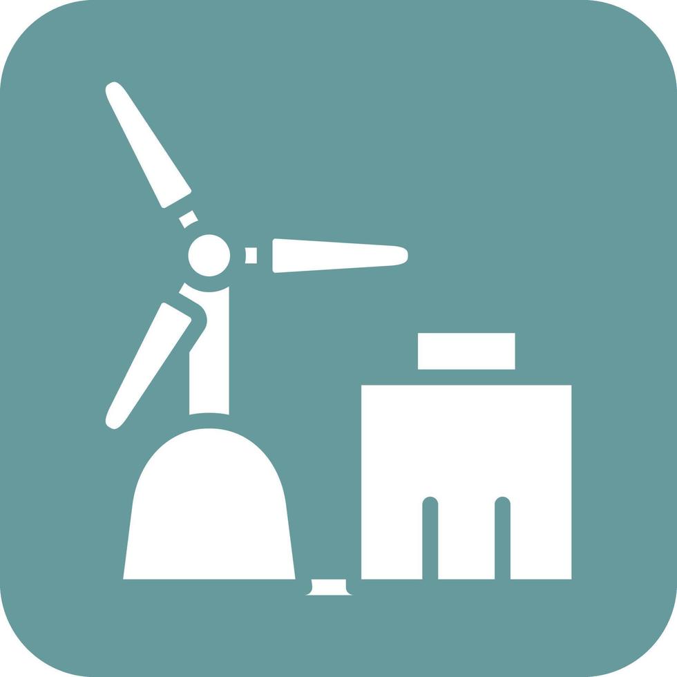 Windmill Vector Icon Design