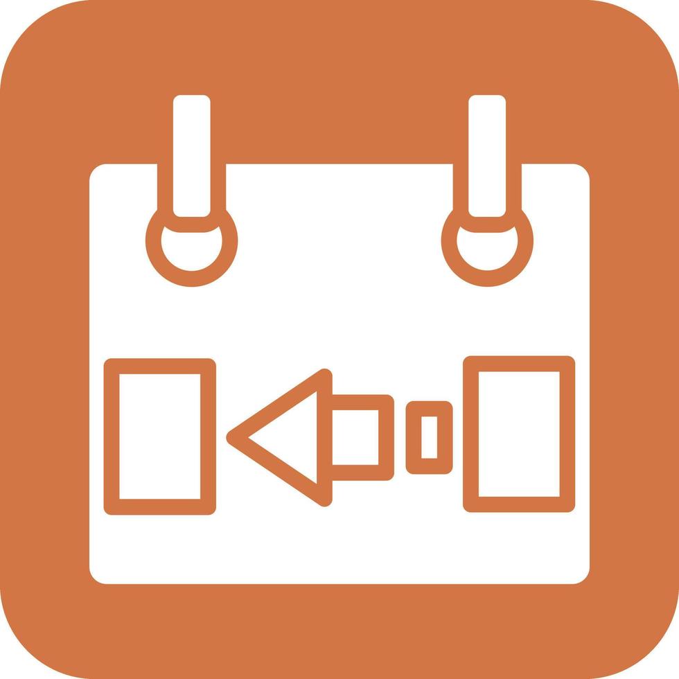 Yesterday Icon Vetor Style vector