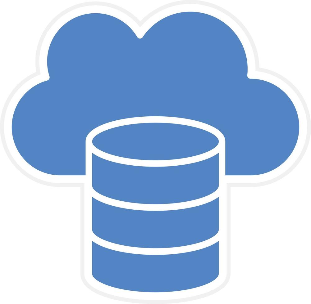 Cloud Data Vector Icon Design