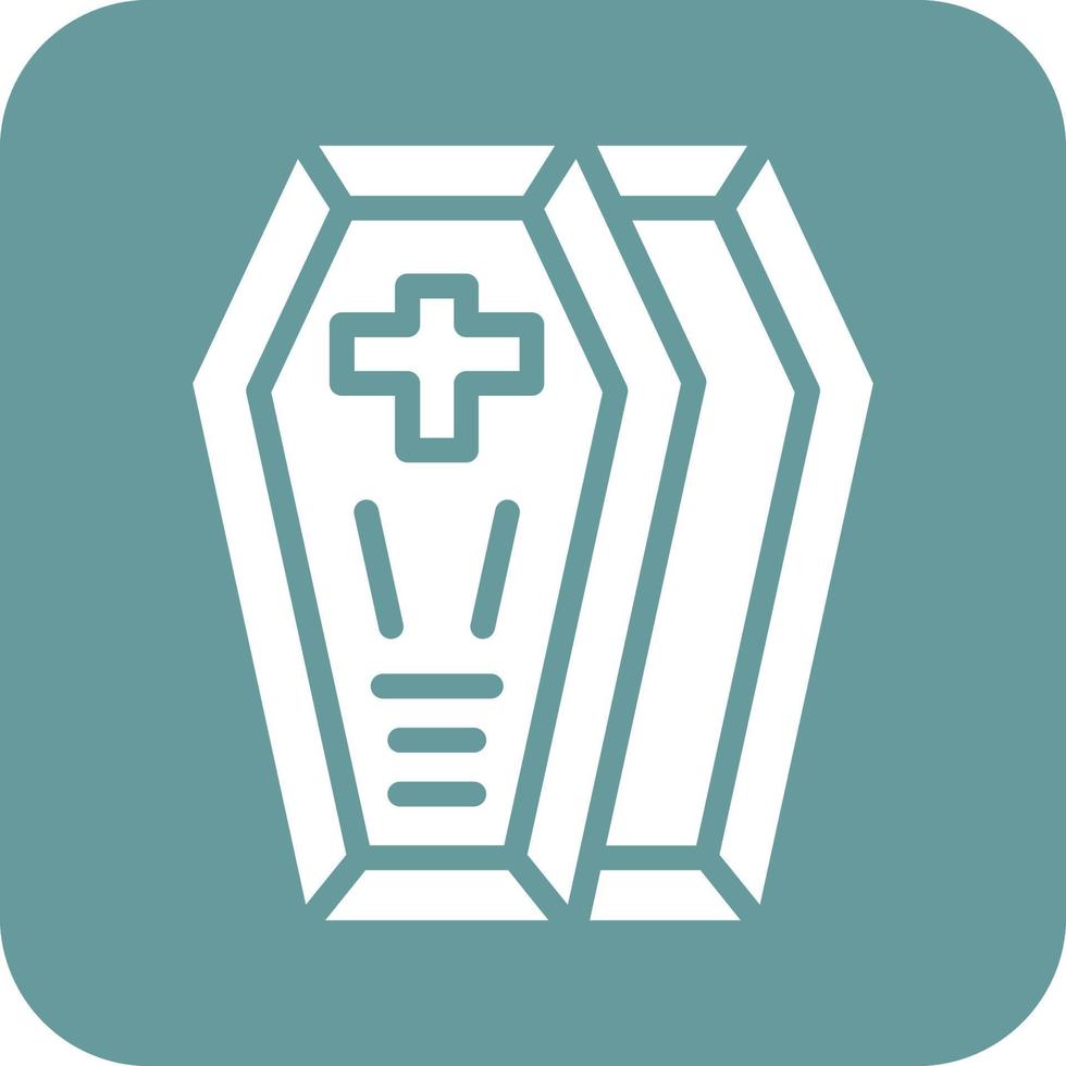 Coffin Icon Vetor Style vector