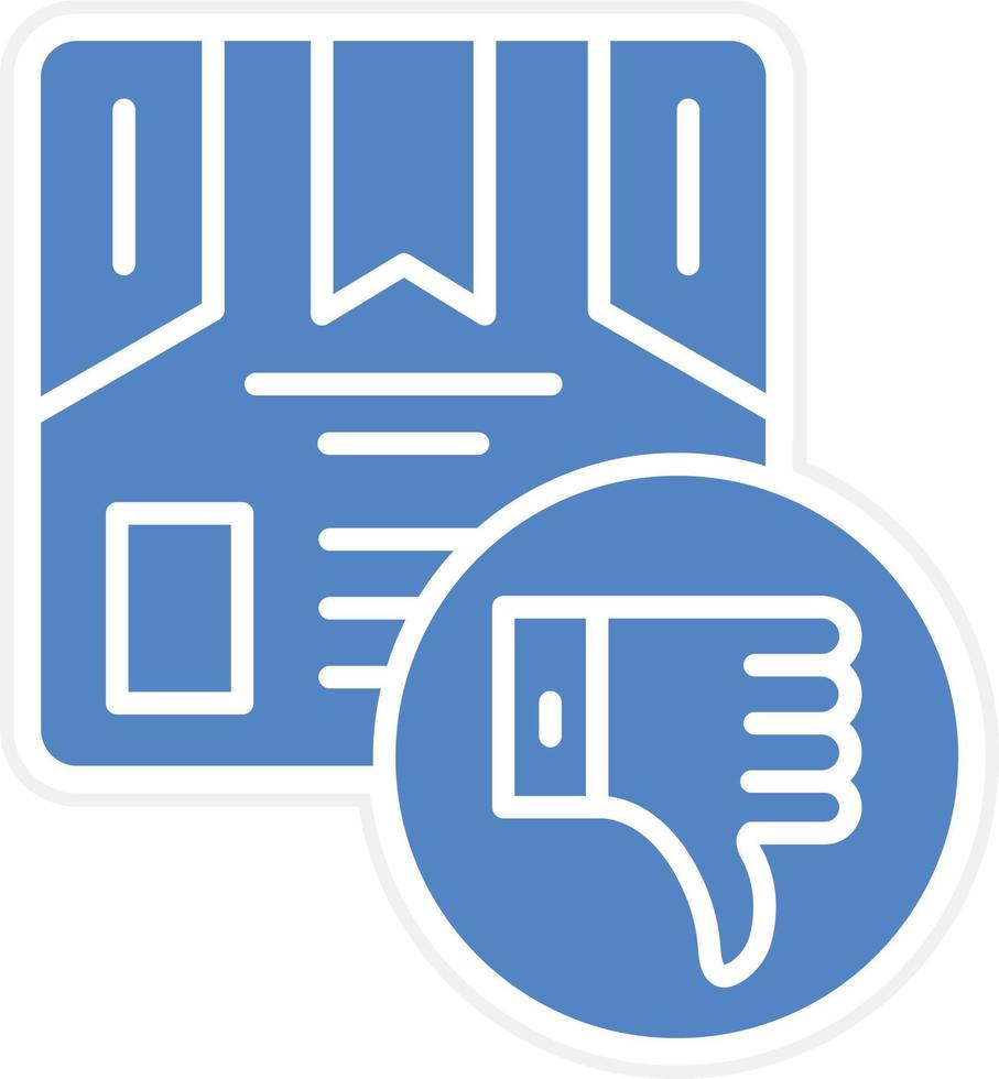 Dislike Vector Icon Design