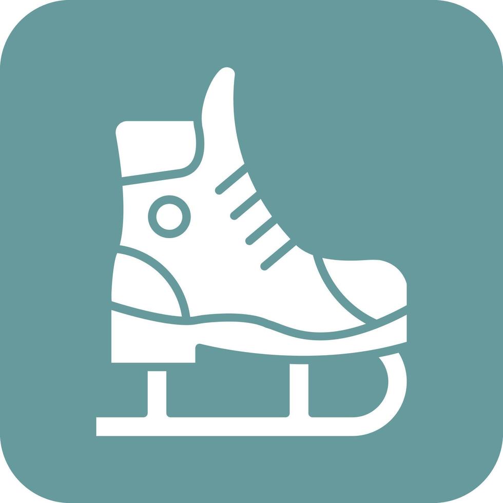 hielo patinar icono vetor estilo vector