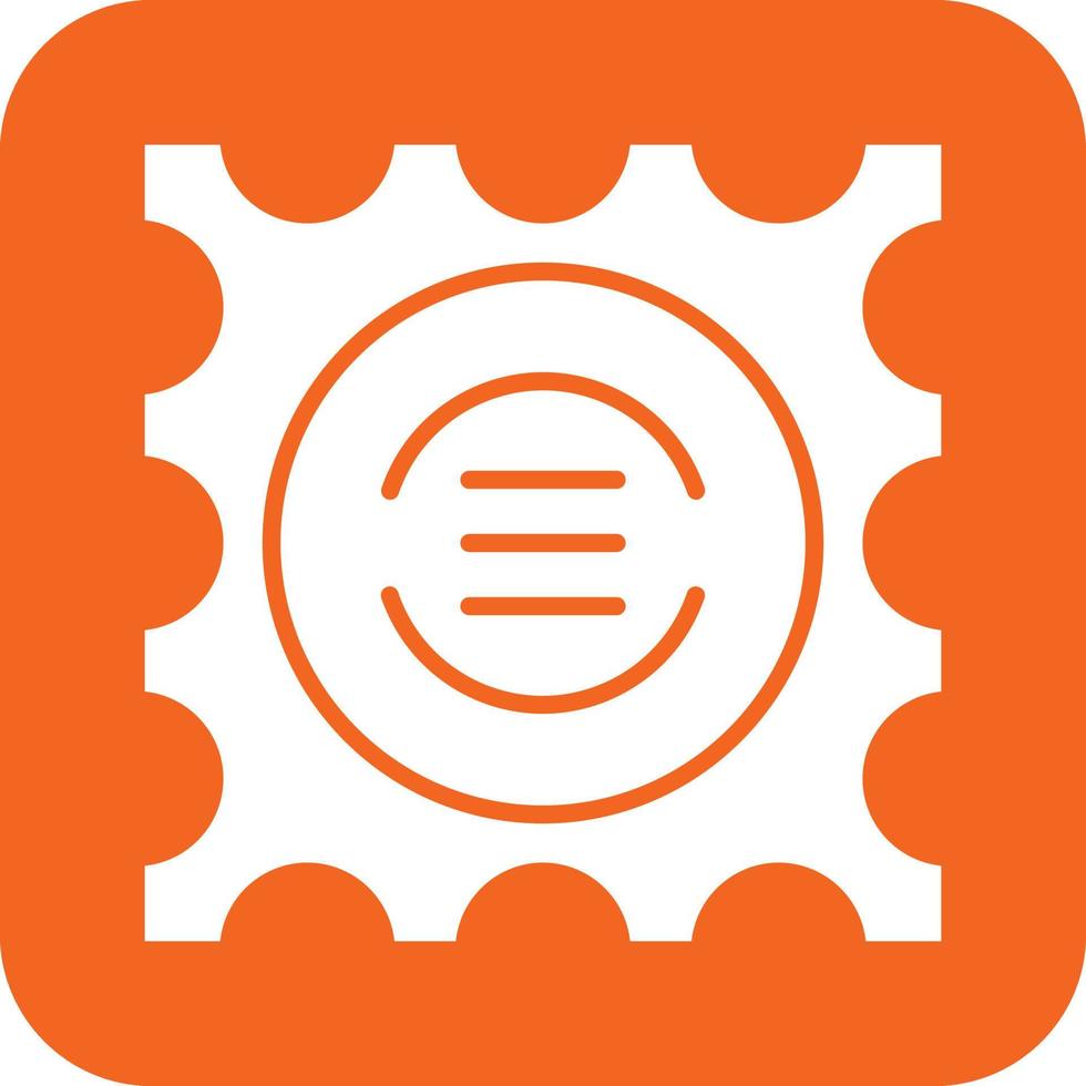 Post Stamp Vector Icon Design