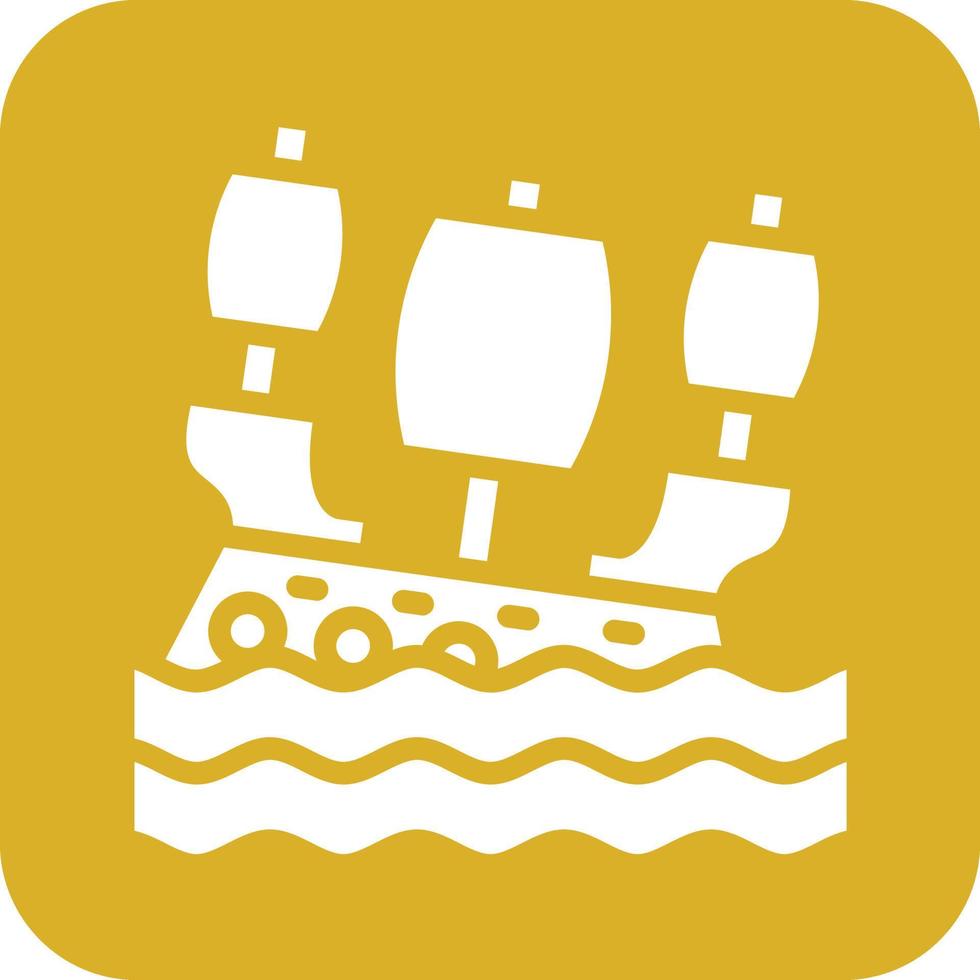 Shipwreck Icon Vetor Style vector