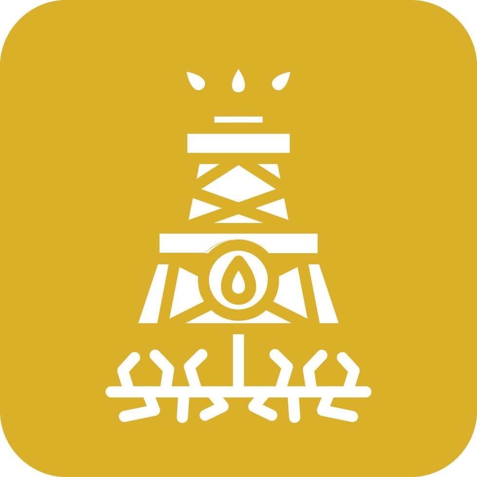 Fracking Icon Vetor Style vector