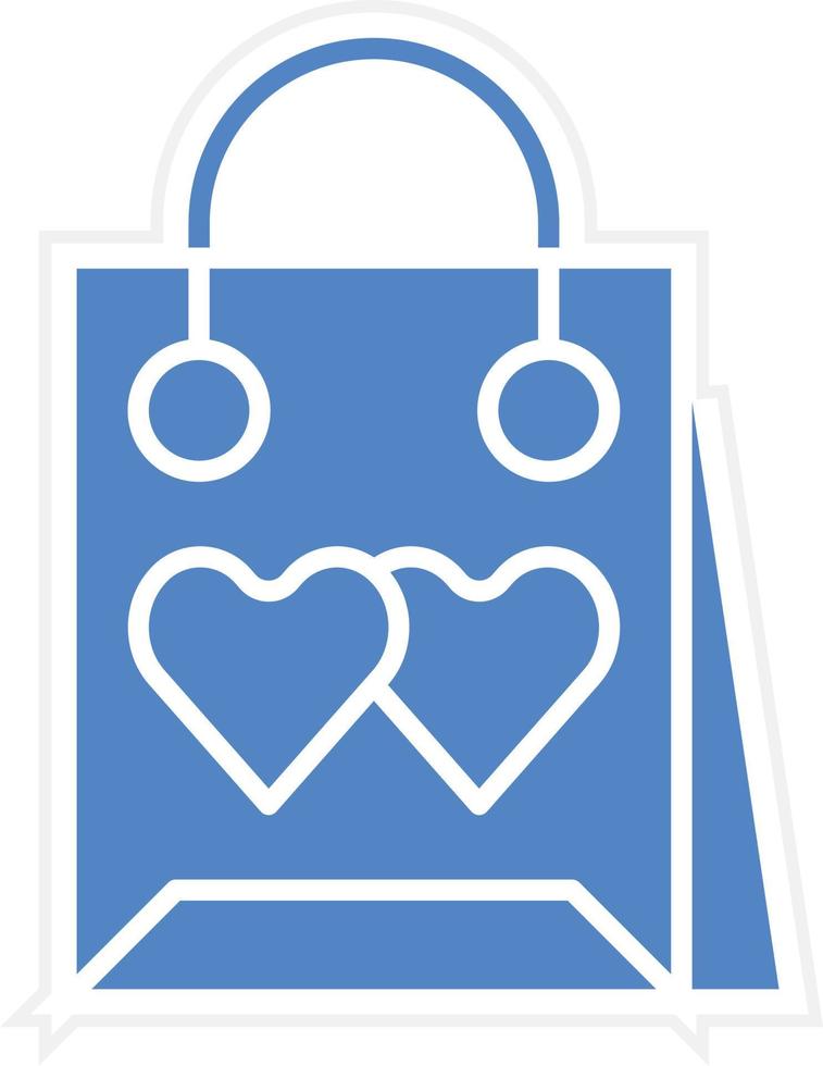 Gift Bag Vector Icon Design