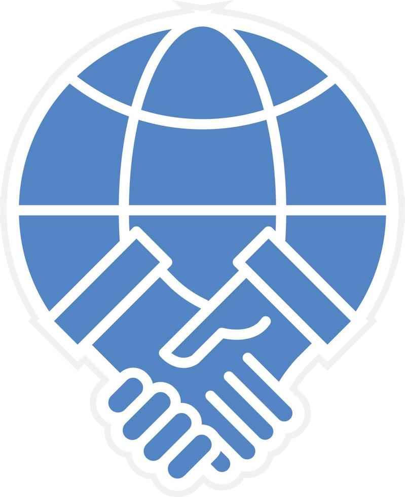 Global Business Vector Icon Design